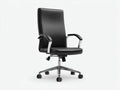 Sedia da ufficio in similpelle 66 x 66 x 115 cm - nero e argento - girevole con ruote e braccioli - per studio e ufficio - stile professionale
